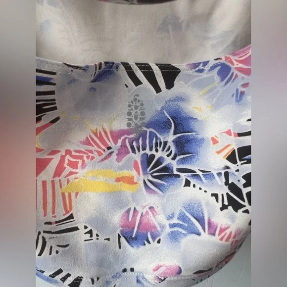 NWOT Free People FP MOVEMENT Never Better Printed Long Tank (size M) - Picture 13 of 16